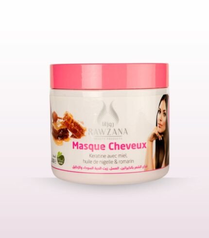 ماسك الشعر الطبيعي بالعسل والحبة السوداء والإكليل